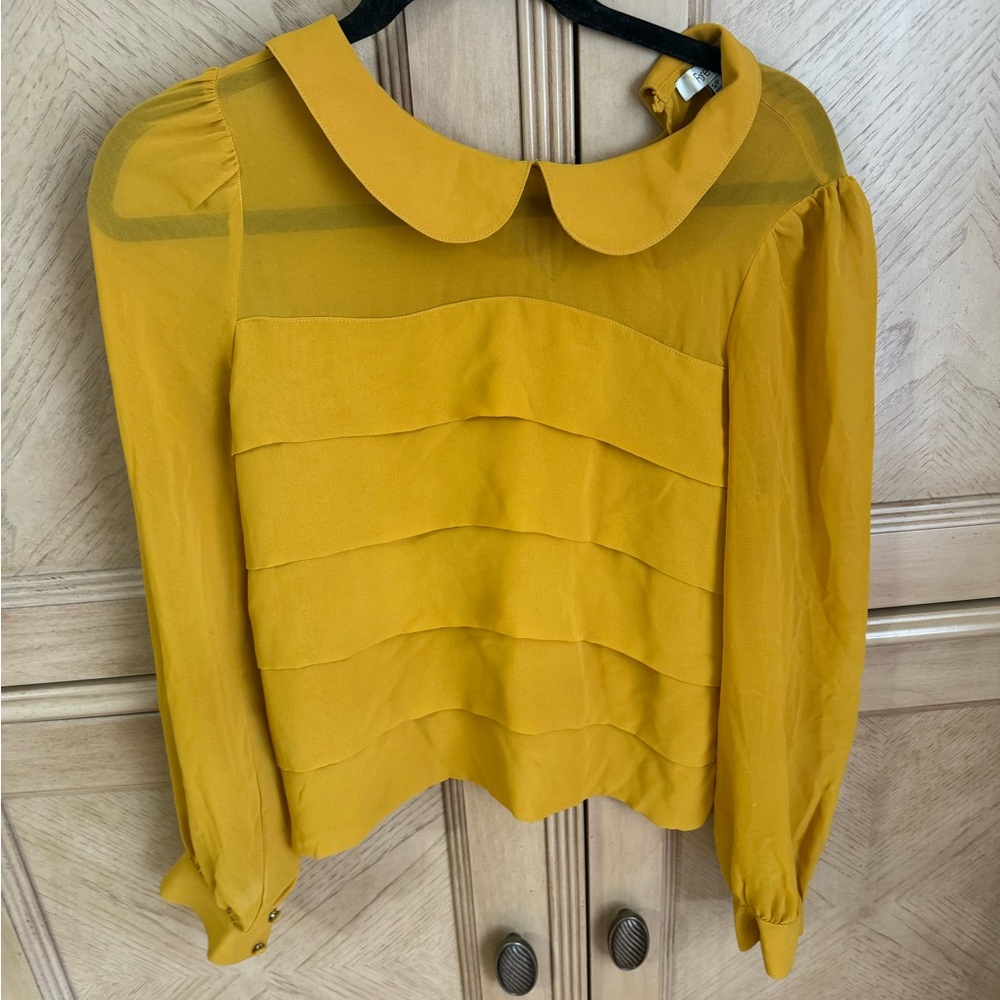 Yellow vintage blouse